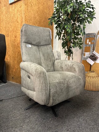 Draaifauteuil Elektrisch Floor, Geweven, antraciet
